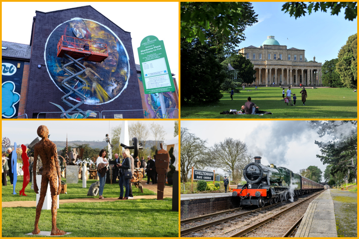 Cheltenham Paint Festival, Pittville Pump Room, Fresh: Art Fair, a GWSR Steam Train